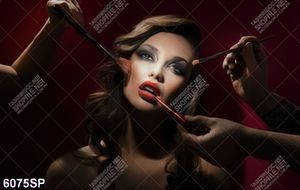Tranh người mẫu make up SP6075
