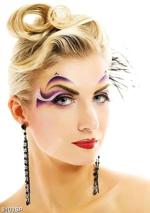 Tranh người mẫu make up ấn tượng SP6103