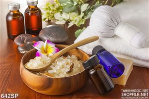 Tranh spa sản phẩm massage