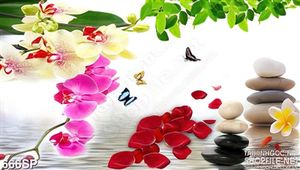 Tranh hoa các loại đẹp in uv