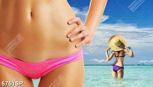 Tranh người mẫu bikini SP6751