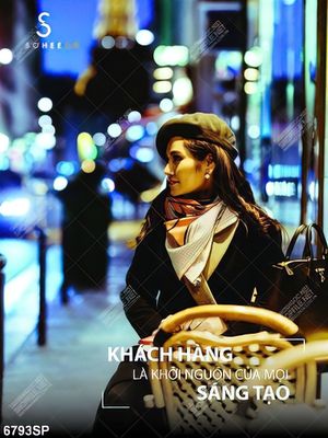 Tranh cô gái trẻ đẹp in file gốc
