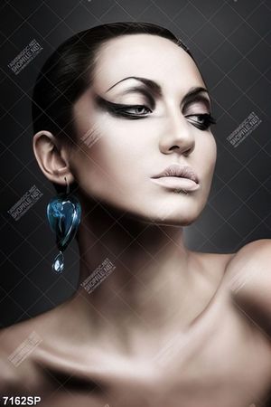Tranh người mẫu make up nghệ thuật SP7162