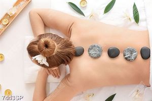 Tranh massage đá nóng SP7443