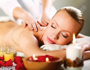Tranh người đẹp nằm mát xa thư giãn SP7642