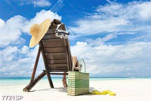 Tranh cô gái ngắm biển