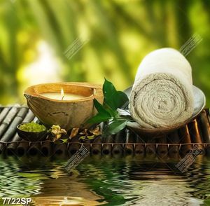 Tranh ngọn nến và khăn