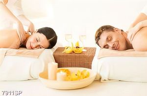 Tranh nằm thư giãn trong spa SP7911