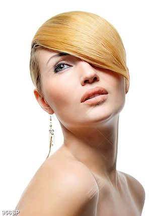 Tranh người mẫu tóc vàng