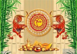 Tranh Tài Lộc, tranh Tết tranh Hổ trang trí tường