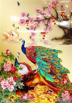Tranh Tài Lộc, tranh Tết chim phượng hoàng