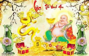Tranh tài lộc lộc tấn vinh hoa file gốc