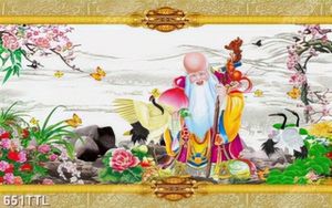 Tranh kim tiền phúc lộc thọ khổ ngang decor tường