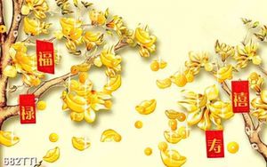 Tranh trang trí nội thất cây kim tiền tài lộc