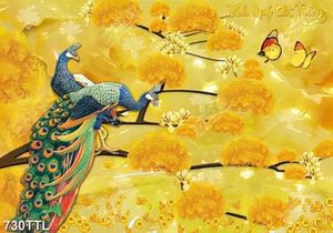 Tranh giả ngọc phú quý cát tường