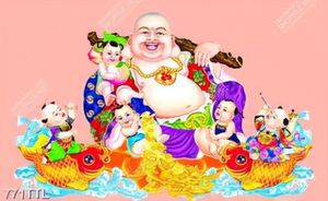 Tranh tài lộc treo tường ngày tết file psd