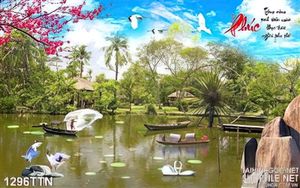 Tranh psd phong cảnh hữu tình