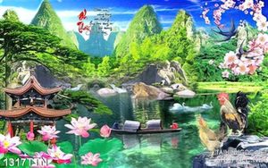 Tranh psd phong cảnh hữu tình mới nhất hiện nay