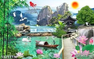 Tranh phong thủy hữu tình đẹp nhất hiện nay decor