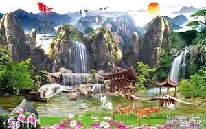Tranh thác và ngôi đền nghệ thuật psd
