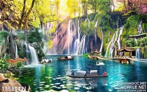 Tranh phong cảnh nghệ thuật đẹp nhất psd