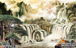 Tranh thác nước và hươu