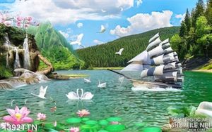 Tranh thuận buồm xuôi gió nghệ thuật đẹp nhất