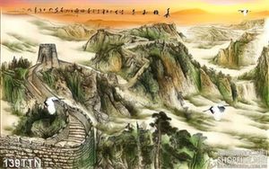 Tranh phong thủy vạn lý trường thành