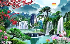 Tranh phong cảnh mùa xuân