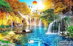 Tranh phong cảnh nghệ thuật mùa thu