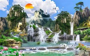 Tranh phong cảnh thác đẹp nhất
