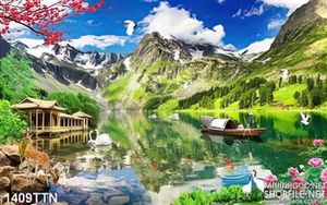 Tranh phong cảnh mùa xuân nghệ thuật