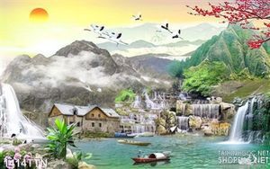 Tranh phong cảnh mùa xuân đẹp nhất