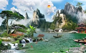 Tranh sơn thủy nghệ thuật mới nhất