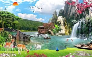 Tranh phong thủy mùa xuân nghệ thuật