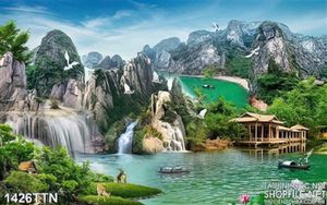 Tranh sơn thủy hữu tình mới nhất