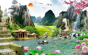 Tranh phong cảnh mùa xuân mới nhất