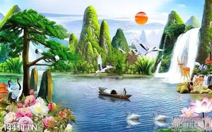 Tranh nghệ thuật mùa xuân