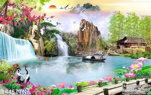 Tranh sơn thủy hữu tình mùa xuân mới nhất