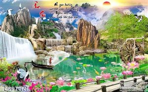 Tranh sơn thủy hữu tình  độc đáo