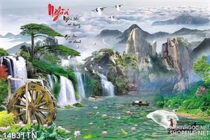 Tranh thác nghệ thuật phong thủy đẹp nhất