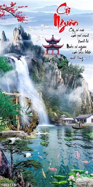 Tranh thuận buồm xuôi gió nghệ thuật đẹp