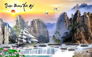 Tranh phong thủy thuận buồm xuôi gió mới nhất