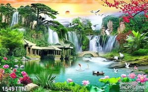 Tranh phong cảnh nghệ thuật mùa xuân