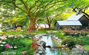 Tranh decor phong thủy nghệ thuật đẹp