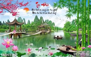 Tranh phong thủy mùa xuân décor