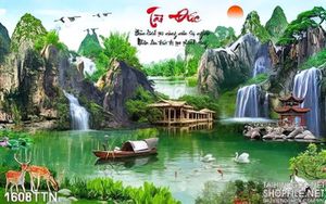 Tranh psd phong thủy nghệ thuật trang trí tường