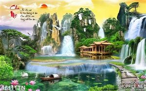 Tranh psd phong thủy nghệ thuật in 3d