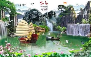 Tranh psd nghệ thuật in tường 3D