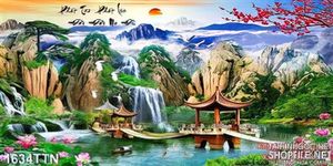 Tranh phong thủy mùa xuân decor đẹp nhất